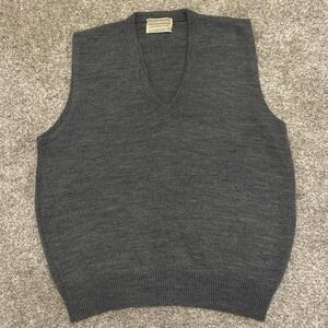 Vintage Lord Jeff Dupont Orlon Sweater Vest | Made in USA | Large
